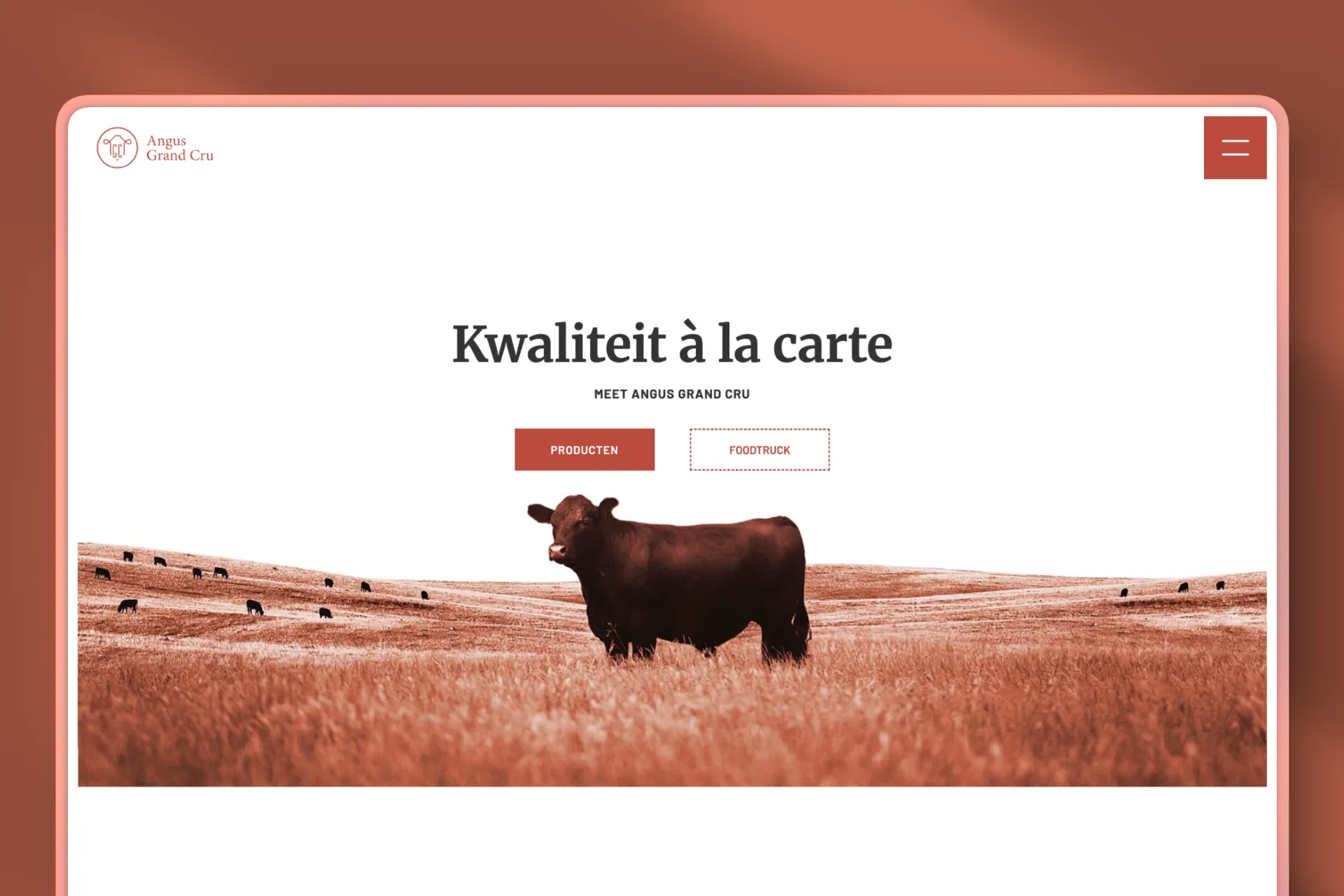 Website van Angus Grand Cru